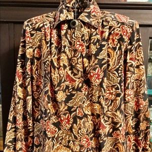 - - Notations Long Sleeve Blouse Size 6